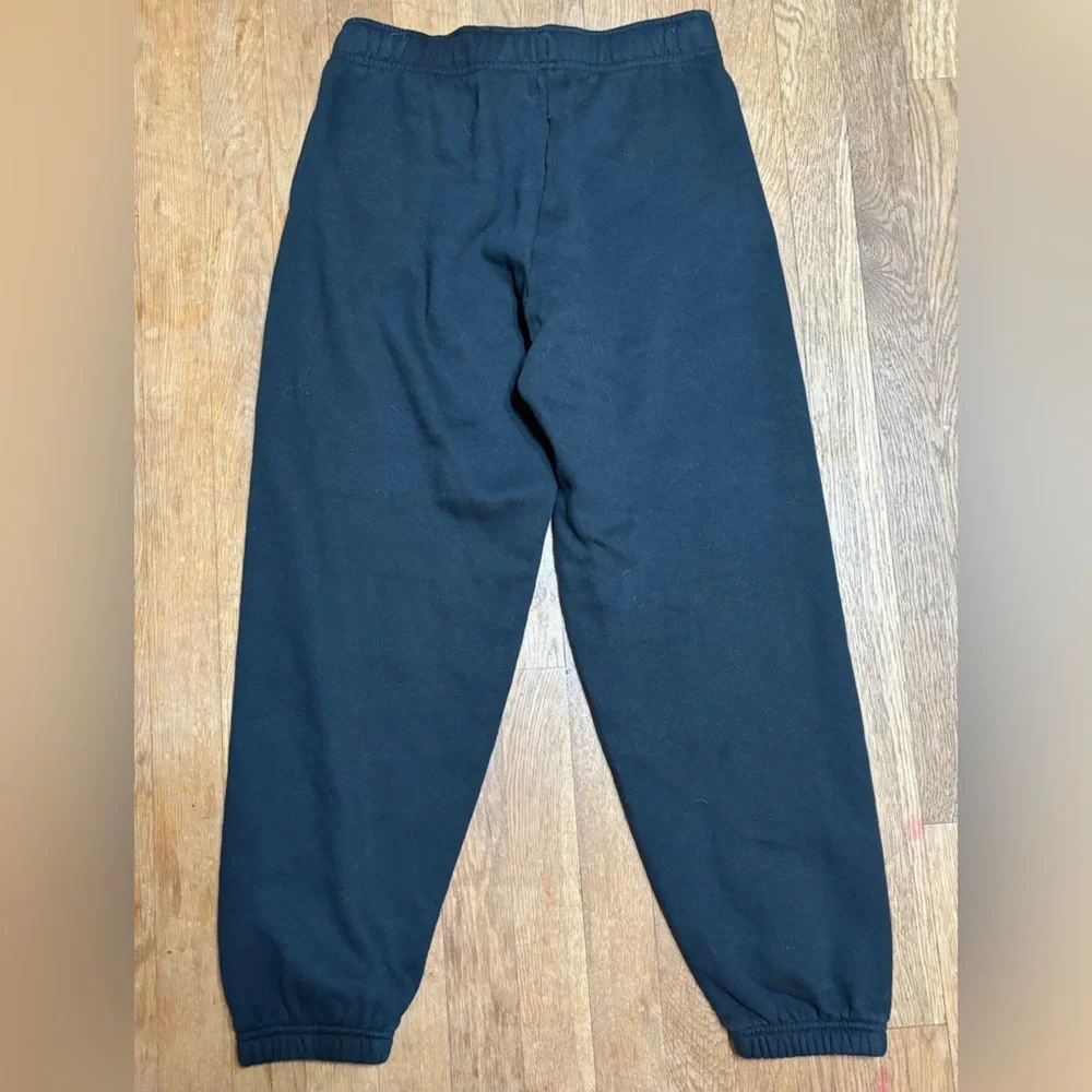 Playboy By PacSun Script Sweatpants Womens SZ XS Black W/White Embroidery